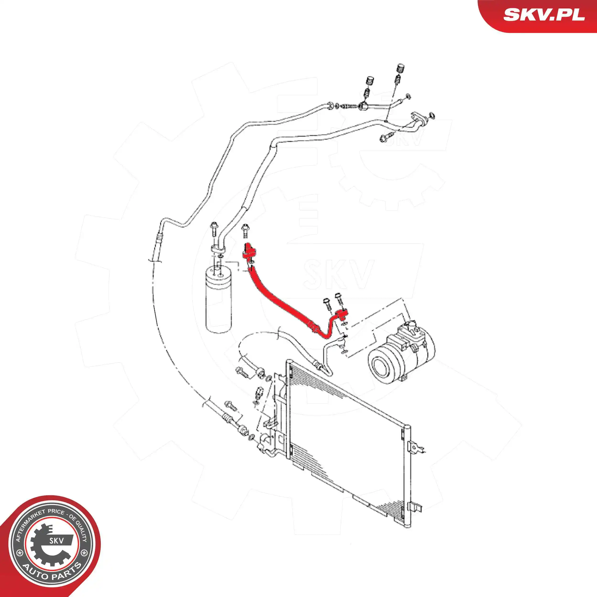 High/Low-pressure Line, air conditioning